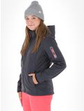 Miniatuur CMP, 39A5006M softshell ski-jas dames Titanium Melange / Red Fluo grijs, rood 