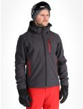 Miniatuur CMP, 3A01787N softshell ski-jas heren Anthracite / Black / Chili grijs, rood, zwart 