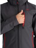 Miniatuur CMP, 3A01787N softshell ski-jas heren Anthracite / Black / Chili grijs, rood, zwart 