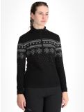 Miniatuur CMP, 7H96401 GA Ski pully dames Black Zwart 