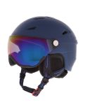 Miniatuur CMP, WA-2 skihelm met vizier unisex Marine blauw 