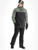 Miniatuur ColourWear, M Essential winter anorak heren Grey Green groen, zwart 