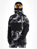 Miniatuur ColourWear, Foil ski-jas heren Camo Grey grijs, zwart 