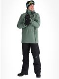 Miniatuur ColourWear, M Foil Anorak ski-jas heren Dark Sage groen 