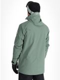 Miniatuur ColourWear, M Foil Anorak ski-jas heren Dark Sage groen 