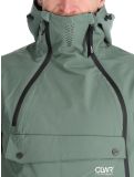 Miniatuur ColourWear, M Foil Anorak ski-jas heren Dark Sage groen 