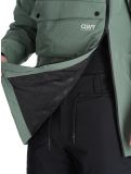 Miniatuur ColourWear, M Foil Anorak ski-jas heren Dark Sage groen 