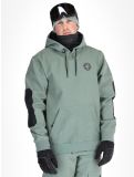 Miniatuur ColourWear, U Est 2010 Hood AC Softshell jas unisex Dark Sage Groen 