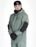 Miniatuur ColourWear, U Est 2010 Hood AC Softshell jas unisex Dark Sage Groen 