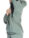 Miniatuur ColourWear, U Est 2010 Hood AC Softshell jas unisex Dark Sage Groen 