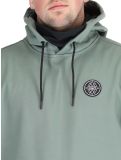 Miniatuur ColourWear, U Est 2010 Hood AC Softshell jas unisex Dark Sage Groen 