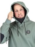 Miniatuur ColourWear, U Est 2010 Hood AC Softshell jas unisex Dark Sage Groen 