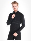 Miniatuur Craft, Active Intensity Zip thermoshirt heren Black / Asphalt zwart 