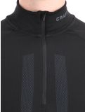 Miniatuur Craft, Active Intensity Zip thermoshirt heren Black / Asphalt zwart 