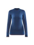 Miniatuur Craft, Adv Fuseknit Intensity Ls W thermoshirt dames beat Blauw