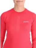 Miniatuur Craft, Adv Warm Intensity LS FA Thermoshirt dames Cheer / Tofu Roze, Wit 