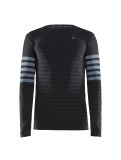 Miniatuur Craft, Fuseknit Comfort Rn Ls M thermoshirt heren asphalt Grijs/Zwart