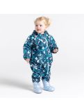 Miniatuur Dare2b, Bambino II ski overall kinderen floral print river blauw 