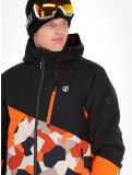 Miniatuur Dare2b, Baseplate ski-jas heren Black / Puffins Orange Geo Camo Print oranje, zwart 