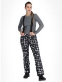 Miniatuur Dare2b, Diminish BA Skibroek Gevoerd dames Black Distressed Dogtooth Print Zwart 