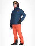 Miniatuur Dare2b, Eagly II AA Jas gevoerd heren Moonlight Denim / Orange Rust Blauw, Oranje 