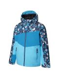 Miniatuur Dare2b, Humour II ski-jas kinderen floral print river blauw 