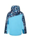 Miniatuur Dare2b, Humour II ski-jas kinderen floral print river blauw 