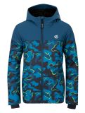 Miniatuur Dare2b, Liftie ski-jas kinderen Moonlight Denim / Kingfisher Blue Camo Print blauw 