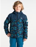 Miniatuur Dare2b, Liftie ski-jas kinderen Moonlight Denim / Kingfisher Blue Camo Print blauw 