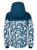 Miniatuur Dare2b, Liftie ski-jas kinderen Moonlight Denim / Moonlight Denim Daisy Print blauw, wit 