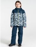 Miniatuur Dare2b, Liftie ski-jas kinderen Moonlight Denim / Moonlight Denim Daisy Print blauw, wit 