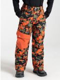 Miniatuur Dare2b, Pow skibroek kinderen Orange Rust Camo Print oranje 