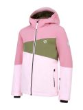 Miniatuur Dare2b, Steazy III ski-jas kinderen Dusty Rose / Olivine Green / Crystal Rose groen, roze 