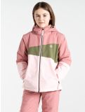 Miniatuur Dare2b, Steazy III ski-jas kinderen Dusty Rose / Olivine Green / Crystal Rose groen, roze 