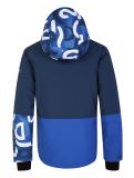 Miniatuur Dare2b, Traverse ski-jas kinderen Olympian Blue Graffiti Print / Moonlight Denim blauw 