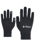 Miniatuur Deluni, Inner glove skihandschoenen unisex zwart 