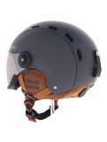 Miniatuur Deluni, Montano Pro 1 skihelm met vizier unisex Dark Grey grijs 