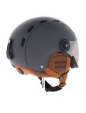 Miniatuur Deluni, Montano Pro 1 skihelm met vizier unisex Dark Grey grijs 