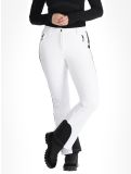 Miniatuur Deluni, Neva softshell skibroek dames Optic White wit 