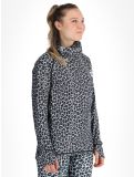 Miniatuur Eivy, Icecold Gaiter FA Thermoshirt dames Snow Leopard Wit 