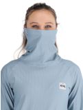 Miniatuur Eivy, Icecold Gaiter Rib FA Thermoshirt dames Faded Fog Blauw 