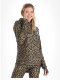 Miniatuur Eivy, Icecold Hood thermoshirt dames Leopard bruin 