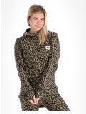 Miniatuur Eivy, Icecold Hood thermoshirt dames Leopard bruin 