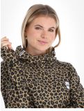 Miniatuur Eivy, Icecold Hood thermoshirt dames Leopard bruin 