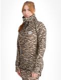 Miniatuur Eivy, Icecold Zip GA Ski pully dames Zebra Bruin 