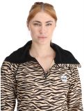 Miniatuur Eivy, Icecold Zip GA Ski pully dames Zebra Bruin 