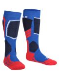 Miniatuur Falke, SK2 Intermediate skisokken kinderen Cobalt Blue blauw 