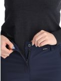 Miniatuur Frechen softshell skibroek kort model dames Dark Blue blauw 