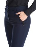 Miniatuur Frechen softshell skibroek kort model dames Dark Blue blauw 