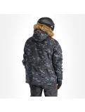 Miniatuur Geographical Norway, Barman Men Camo 068 winter anorak heren zwart 